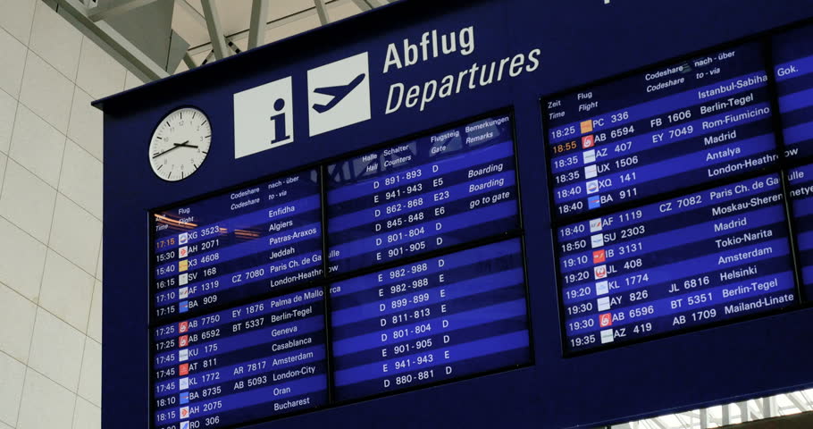 Frankfurt Hbf Departure Board