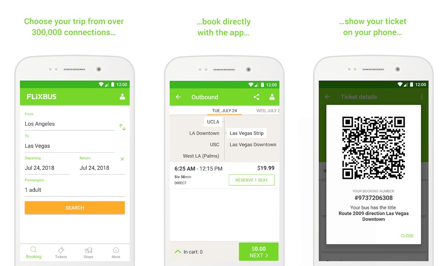 Flixbus mobile ticket